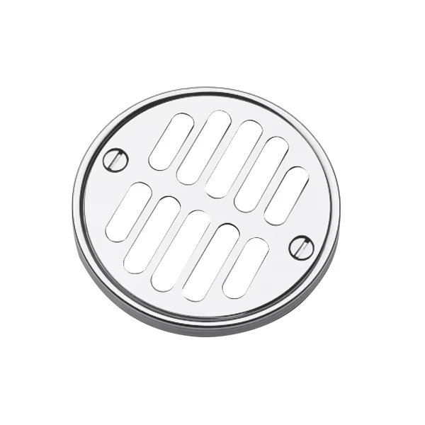 Shower Drain Grill in White, Brasstech, Mfr#: 230-1/50